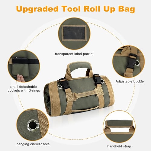 Tool Roll Bag Organizers